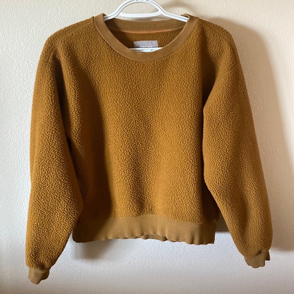 Everlane ReNew Fleece Crewneck Small - Picture 2 of 4